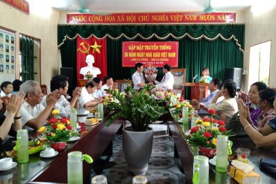 GẶP MẶT TRUYỀN THỐNG 38 NĂM NGÀY NHÀ GIÁO VIỆT NAM 20-11