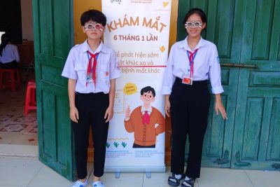 Đoàn khám mắt của Sở y tế Nam Định kết hợp với Phòng y tế huyện Giao Thủy đã về khám mắt cho CBGVNV và học sinh nhà trường trong 2 ngày 30 và 31 tháng 10 năm 2023